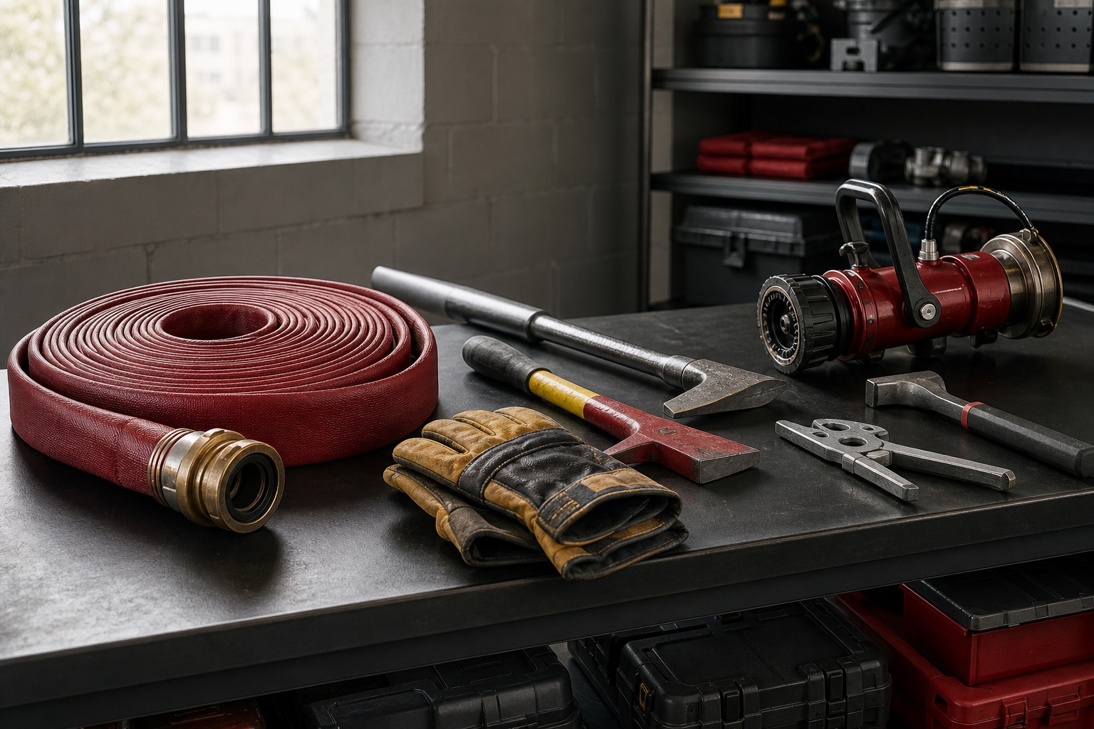 Neutral operational equipment representing Fire & Rescue Service